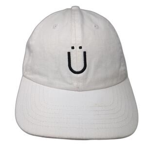 Nutrl Snapback Cap White One Size Adjustable Embroidered 6 Panel Quake City Caps